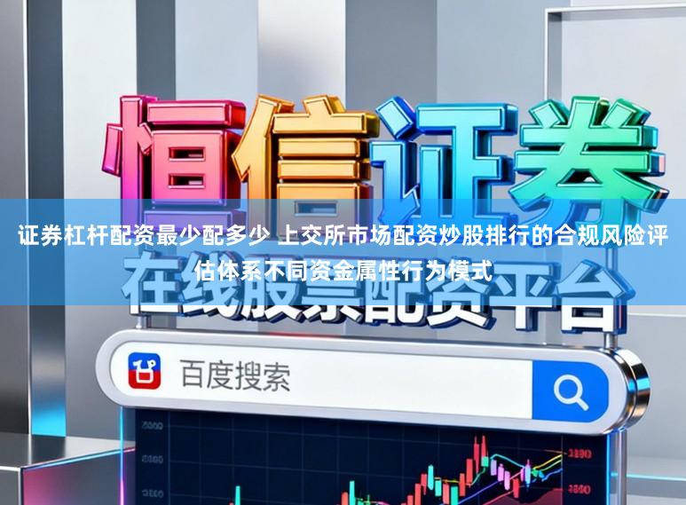 证券杠杆配资最少配多少 上交所市场配资炒股排行的合规风险评估体系不同资金属性行为模式